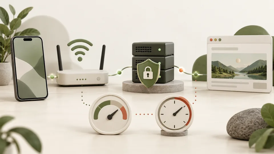 Устройство, промежуточный VPN-сервер и сайт: на результат влияет весь путь соединения